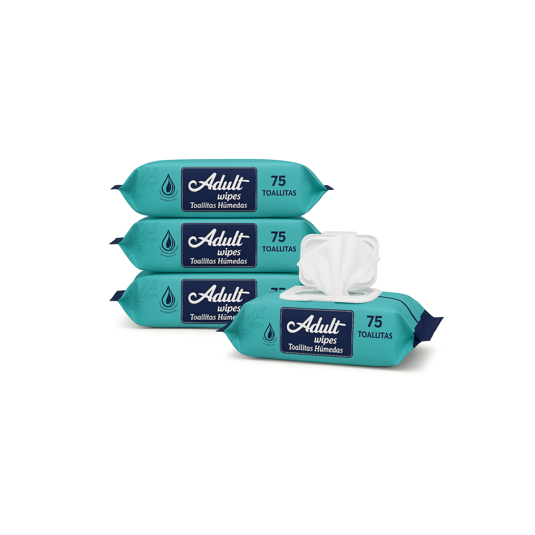 Toallitas Húmedas Adulto (Adult Wipes) Arrojables en inodoro